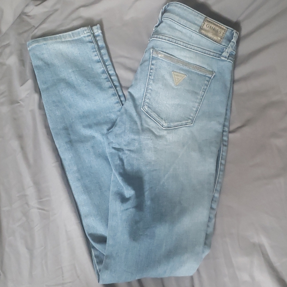 NWOT Guess Brittney Skinny Beaded Jeans